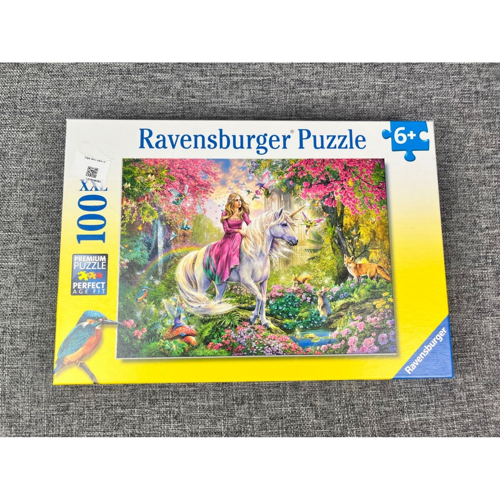 Ravensburger 100 XXL Piece Enchanted Princess Unicorn Puzzle 10 641 7 Ages 6+